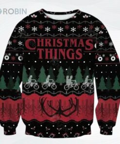 Stranger Things Christmas Things Unisex Gift Merry Ugly Christmas Sweater