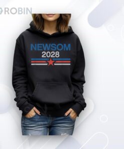 2028 Gavin Newsom President Vintage Stripe Star Shirt