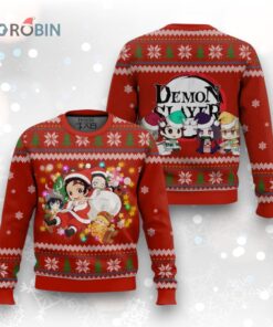 3D Anime Demon Slayer Fandom Ugly Christmas Sweater
