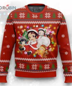 3D Anime Demon Slayer Fandom Ugly Christmas Sweater
