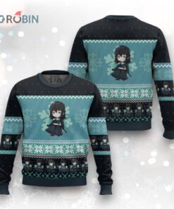 3D Anime Demon Slayer Muichiro Tokito Ugly Christmas Sweater