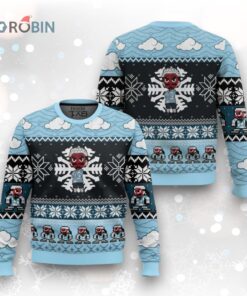 3D Anime Demon Slayer Urokodaki Sakonji Ugly Christmas Sweater