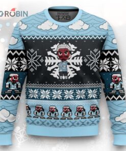 3D Anime Demon Slayer Urokodaki Sakonji Ugly Christmas Sweater
