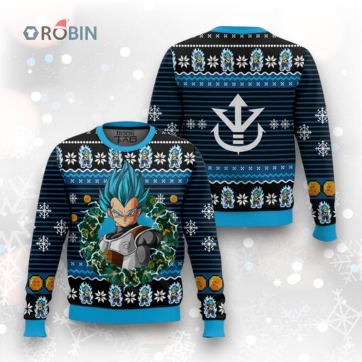 3D Anime Dragon Ball Z Vegeta Ugly Christmas Sweater