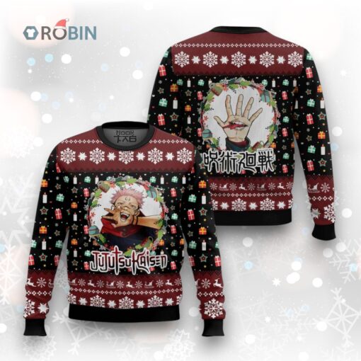 3D Anime Jujutsu Kaisen Sukuna Fandom Ugly Christmas Sweater