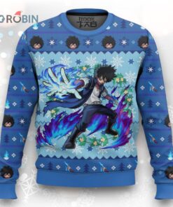 3D Anime My Hero Academia Dabi Fandom Ugly Christmas Sweater 3D Anime My Hero Academia Dabi Fandom Ugly Christmas Sweater