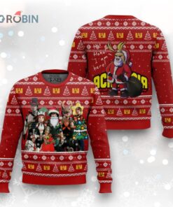 3D Anime My Hero Academia Santa Fandom Ugly Christmas Sweater