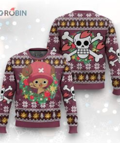 3D Anime One Piece Christmas Tony Tony Chopper Ugly Christmas Sweater
