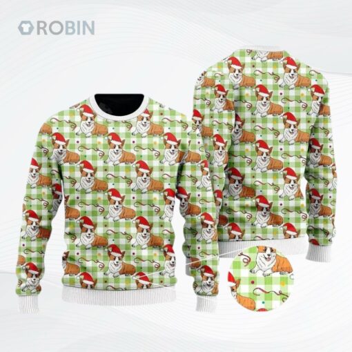 A Dult A Very Corgi Ugly Christmas Sweater