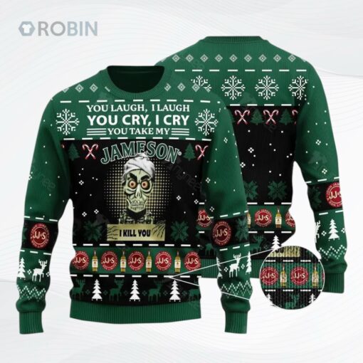 Achmed You Laugh I Laugh You Cry I Cry You Take My Jameson I Kill You Ugly Christmas Sweater