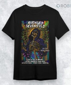 Avenged Sevenfold 2025 Latin America Tour Poster Shirt