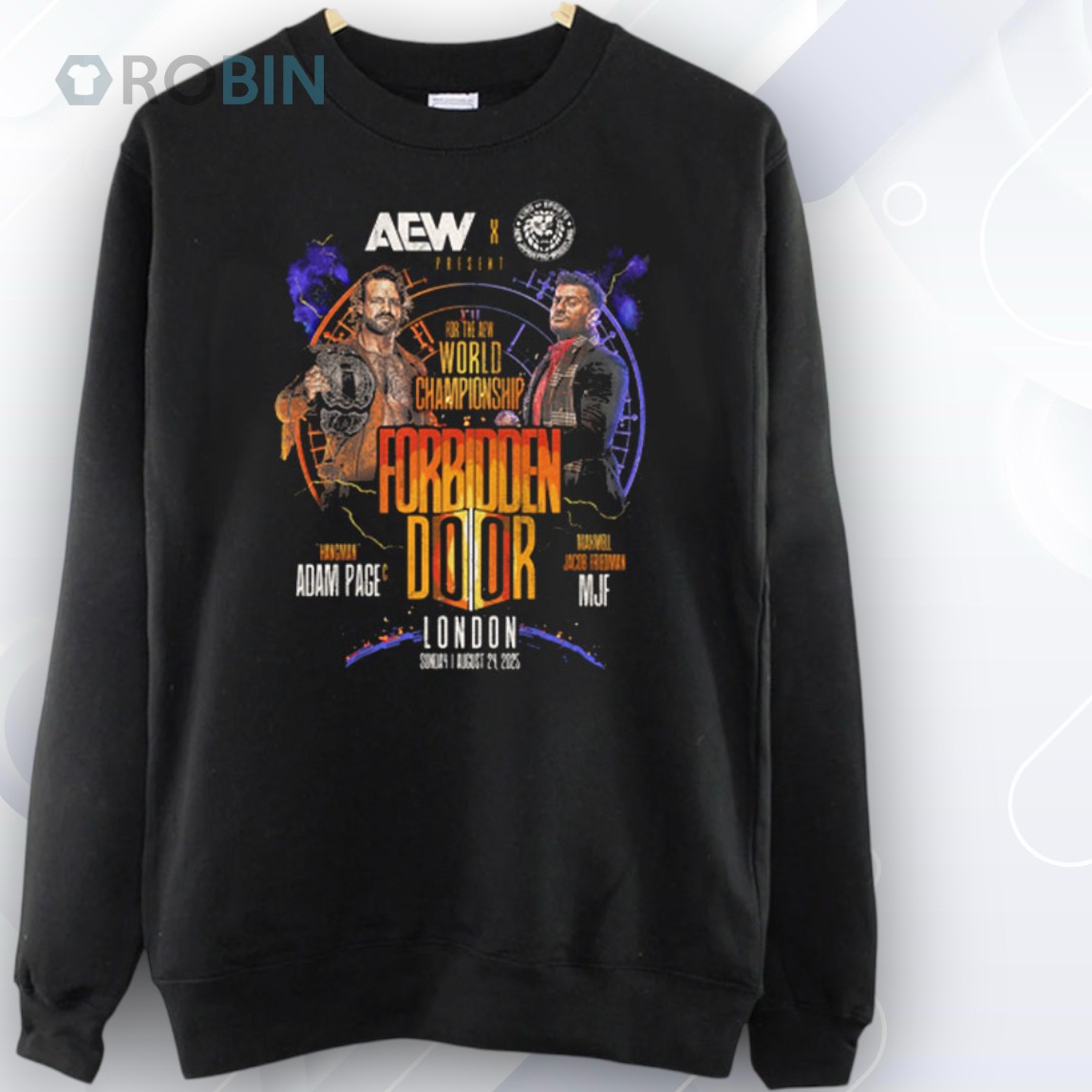 AEW Forbidden Door 2025 Matchup Hangman Adam Page vs MJF Shirt AEW Forbidden Door 2025 Matchup Hangman Adam Page vs MJF Shirt