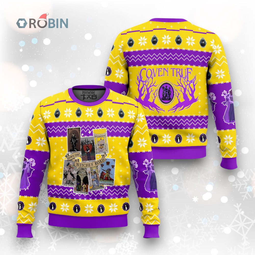 Agatha All Along, The Witches’ Road Christmas Ugly Christmas Sweater Agatha All Along, The Witches’ Road Christmas Ugly Christmas Sweater