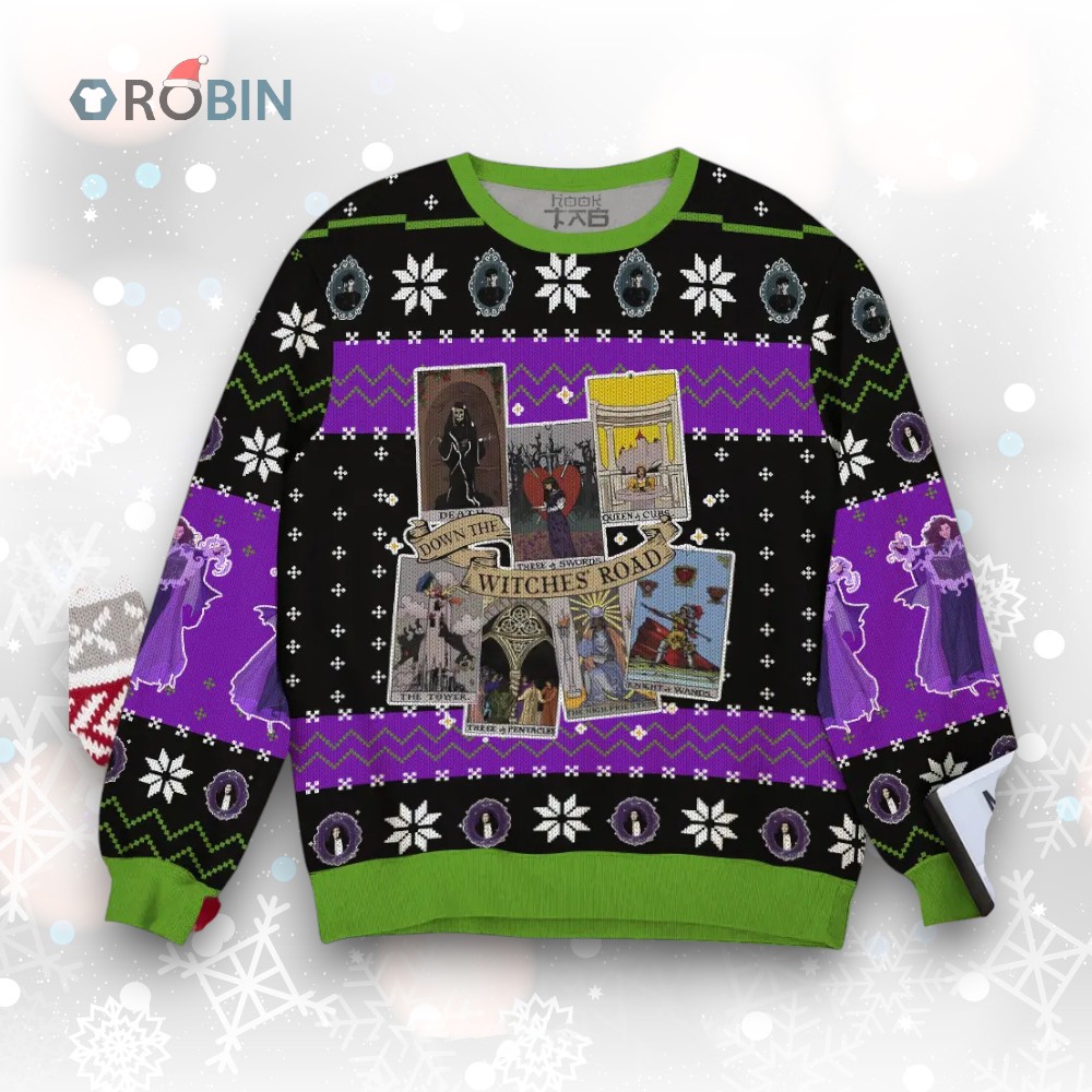 Agatha All Along, The Witches’ Road Christmas Ugly Christmas Sweater Agatha All Along, The Witches’ Road Christmas Ugly Christmas Sweater