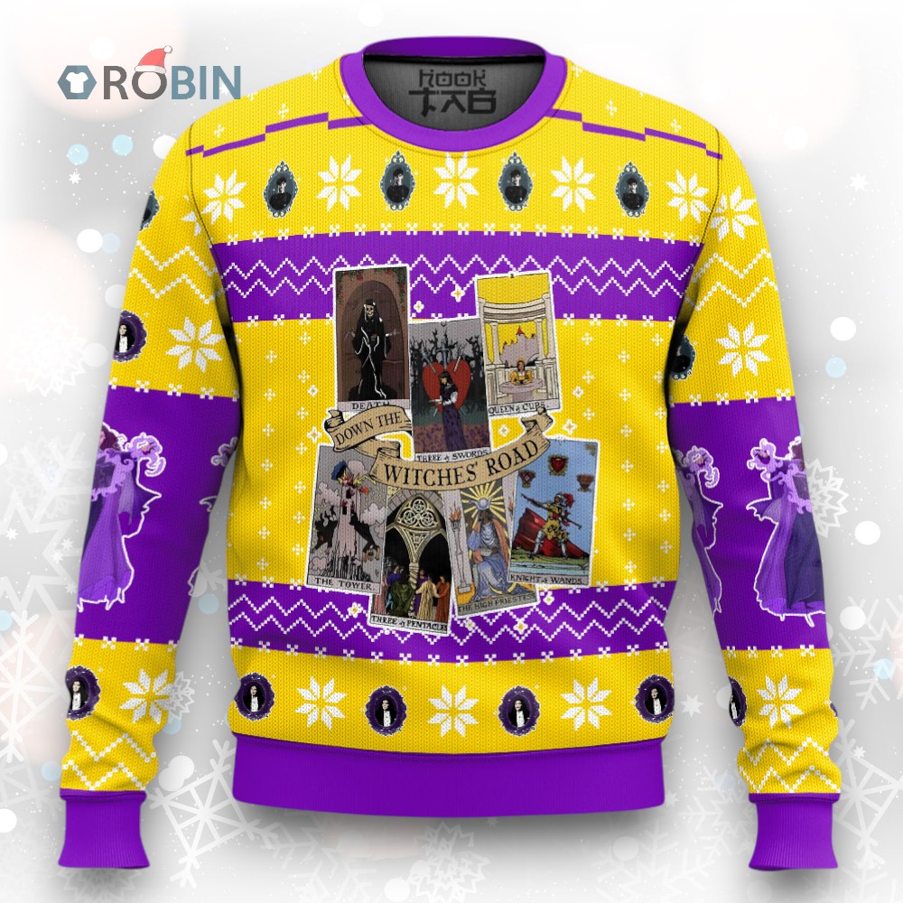 Agatha All Along, The Witches’ Road Christmas Ugly Christmas Sweater Agatha All Along, The Witches’ Road Christmas Ugly Christmas Sweater