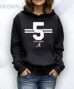 Alabama Football Germie Bernard 5 Stripe Shirt