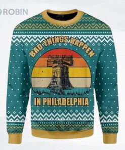 Alarm Fire Bad Things Happen In Philadelphia Ugly Christmas Sweater, Sweatshirt Alarm Fire Bad Things Happen In Philadelphia Ugly Christmas Sweater, Sweatshirt