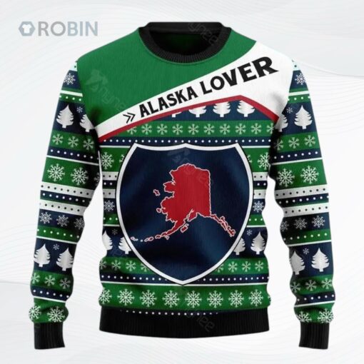 Alaska Lover Ugly Christmas Sweater