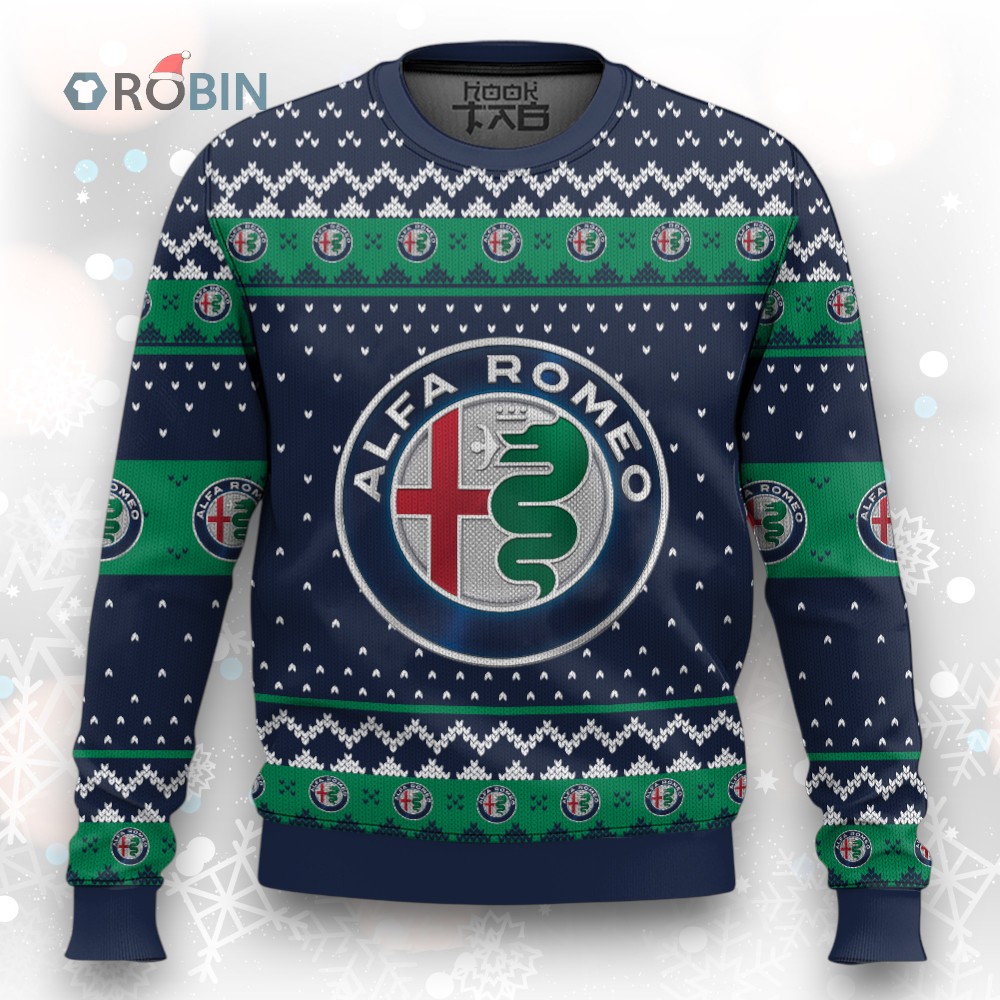 Alfa Romeo Ugly Christmas Sweater Alfa Romeo Ugly Christmas Sweater
