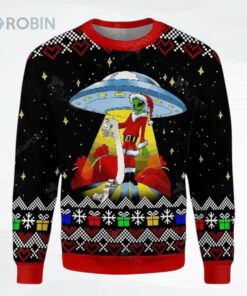 Alien Ufo Ugly Christmas Sweater, Sweatshirt