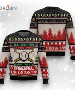 All I Want For Christmas Is Baseball Christmas Ugly Christmas Sweater