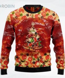 All Want For Christmas Is Pizza Ugly Christmas Sweater, Sweatshirt All Want For Christmas Is Pizza Ugly Christmas Sweater, Sweatshirt
