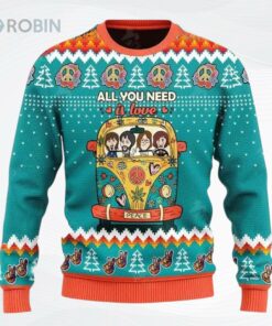 All You Need Is Love Ugly Christmas Sweater