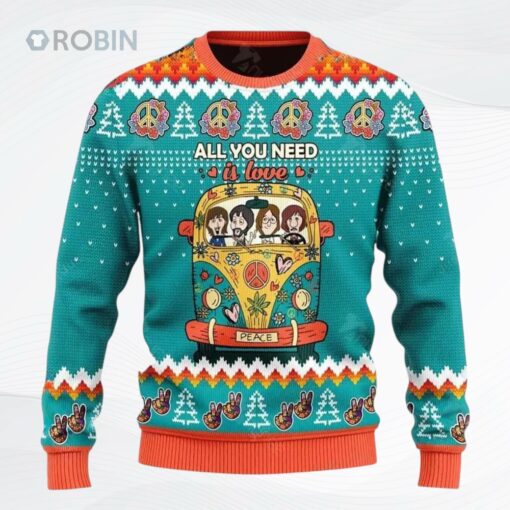 All You Need Is Love Ugly Christmas Sweater