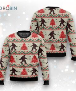 Amazing Bigfoot Ugly Christmas Sweater