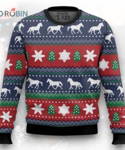 Amazing Horses Ugly Christmas Sweater