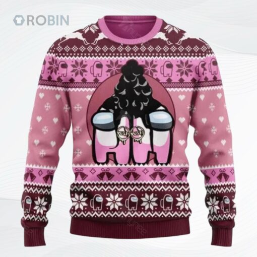 Among Us 12 Among Us Gift Fan Ugly Christmas Sweater