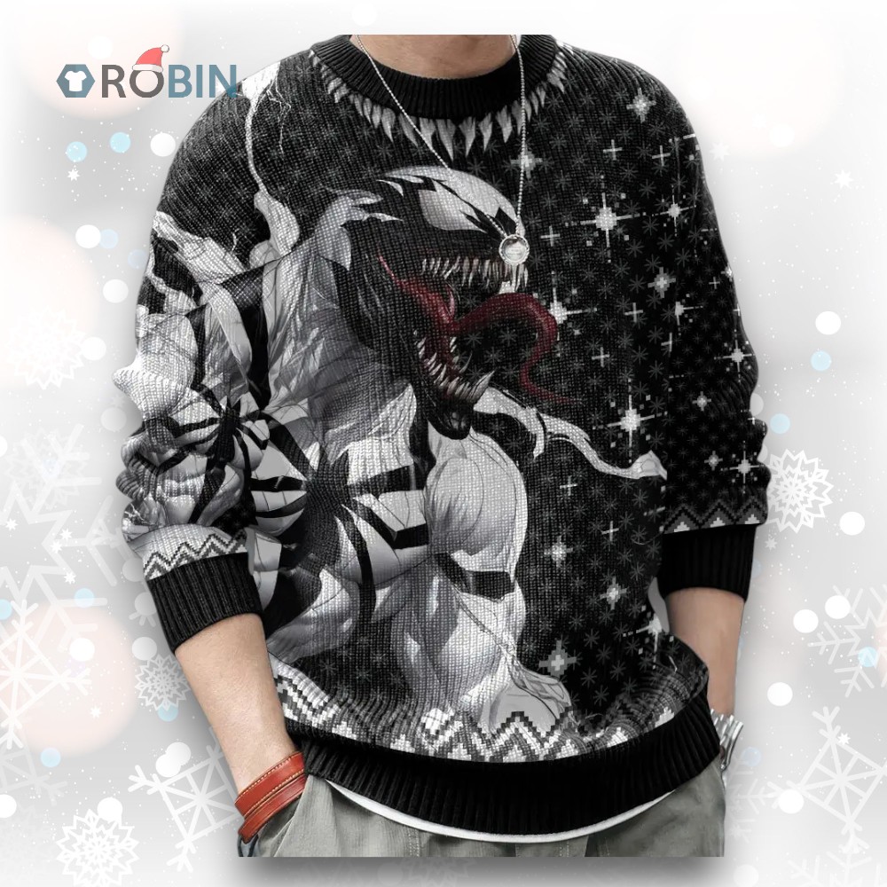 Anti Venom, Venom Lastdance Ugly Christmas Sweater Anti Venom, Venom Lastdance Ugly Christmas Sweater