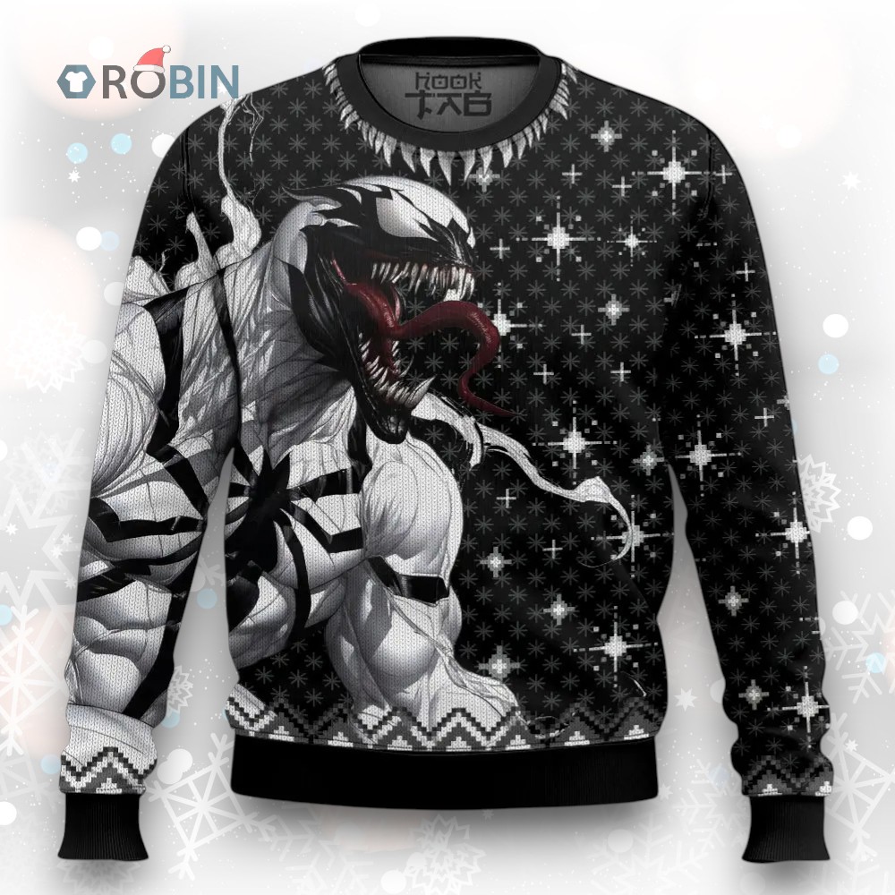Anti Venom, Venom Lastdance Ugly Christmas Sweater Anti Venom, Venom Lastdance Ugly Christmas Sweater