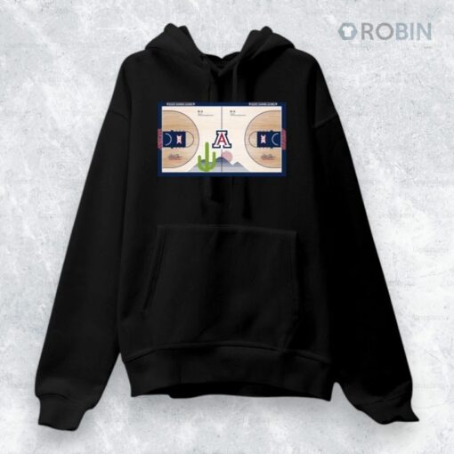 Arizona Basketball Vintage Cactus Court Shirt