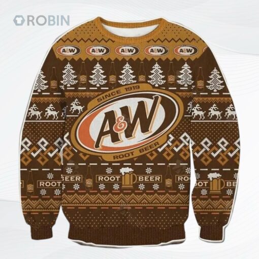 Aw Root Beer Aw Root Beer Gift Fan Ugly Christmas Sweater