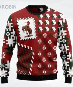 Awesome Cowboy Ugly Christmas Sweater