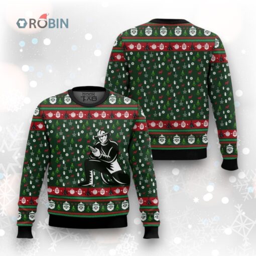 Awesome Firefighter Christmas Ugly Christmas Sweater