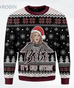 B B It Is Cold Outside Ugly Christmas Sweater, Sweatshirt