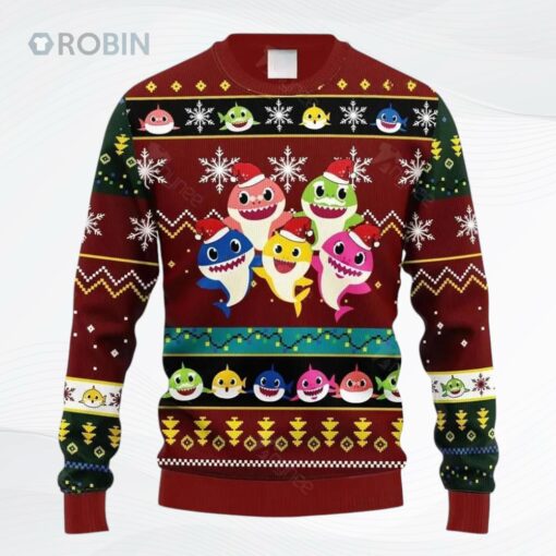 Baby Shark Ugly Christmas Sweater