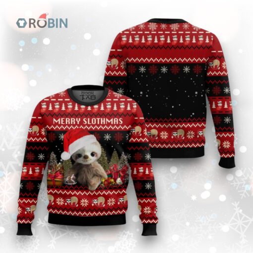 Baby Sloth 3D Sweater Ugly Christmas Sweater