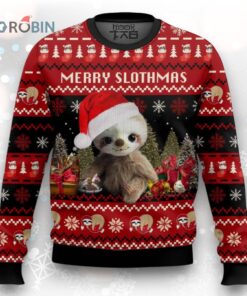 Baby Sloth 3D Sweater Ugly Christmas Sweater