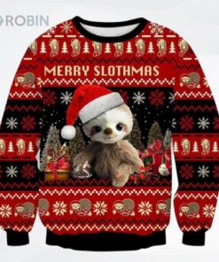 Baby Sloth Ugly Christmas Sweater