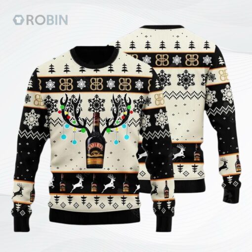 Baileys Reindeer Ugly Christmas Sweater