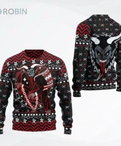 Baphomet Satanic Ugly Christmas Sweater, Sweatshirt