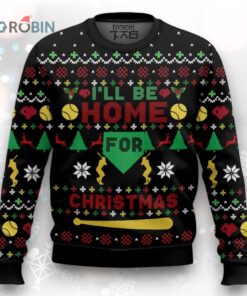 Baseball Home Run Ugly Christmas Sweater