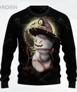 Baseball Witch Ugly Christmas Sweater