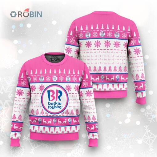 Baskin Robbins Ugly Christmas Sweater