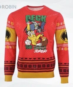 Batman Deck The Halls Ugly Christmas Sweater, Sweatshirt