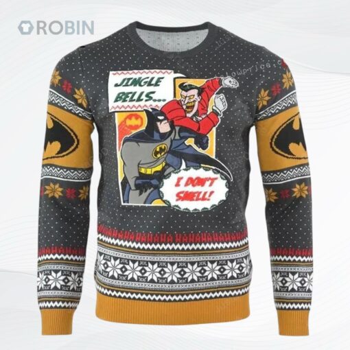 Batman I Dont Smell Ugly Christmas Sweater, Sweatshirt