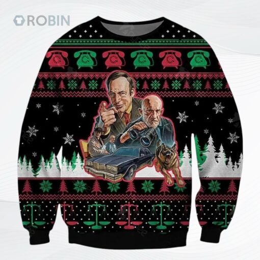 Battle Call Saul All Over Printed Ugly Christmas Sweater